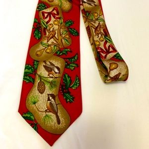Happy Holidays Christmas tie